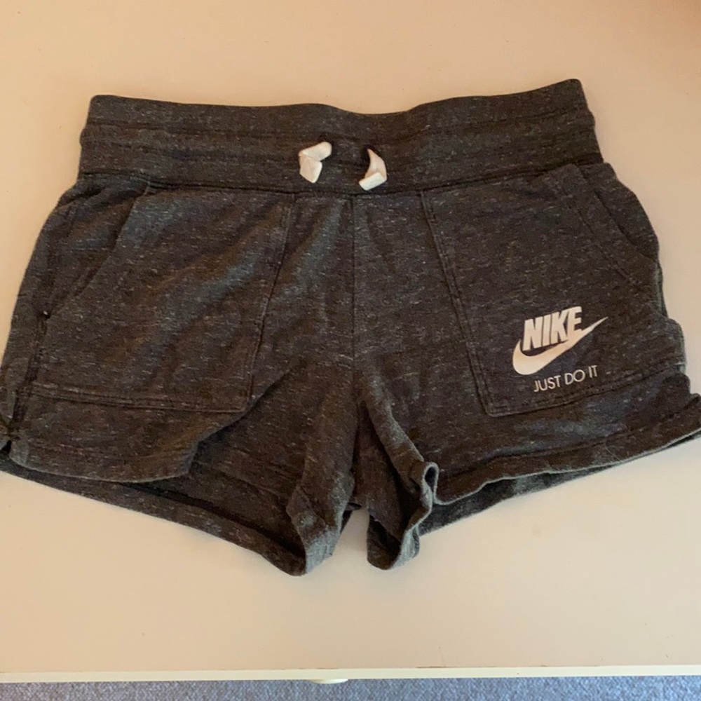 Kids grey Nike shorts